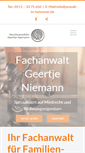Mobile Screenshot of anwalt-in-hannover.de